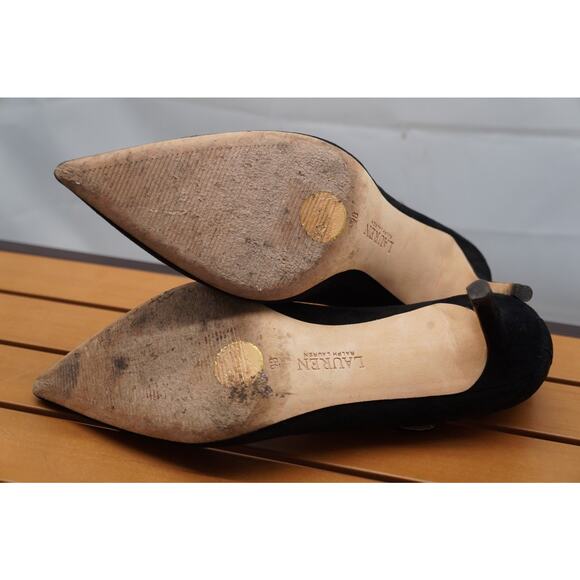 Lauren Ralph Lauren Women's Lanette Mary Jane Pump Black 9B - Picture 14 of 16